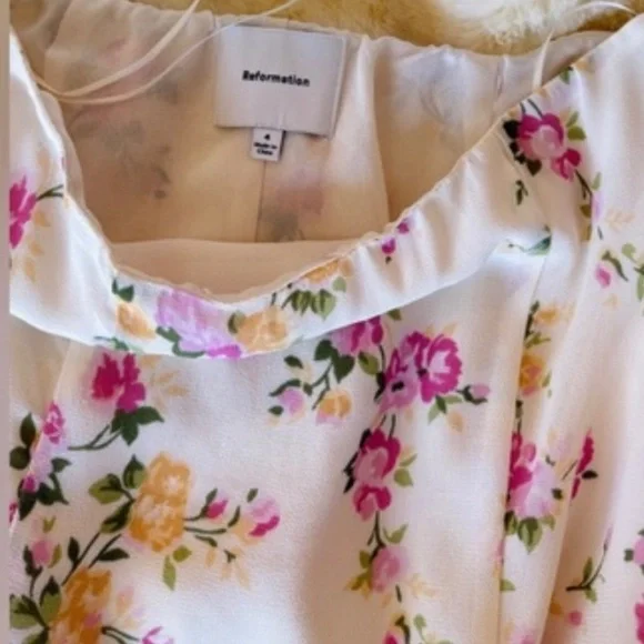 Reformation Sarita Two Piece In Posy, brand new without tags. - Picture 9 of 11
